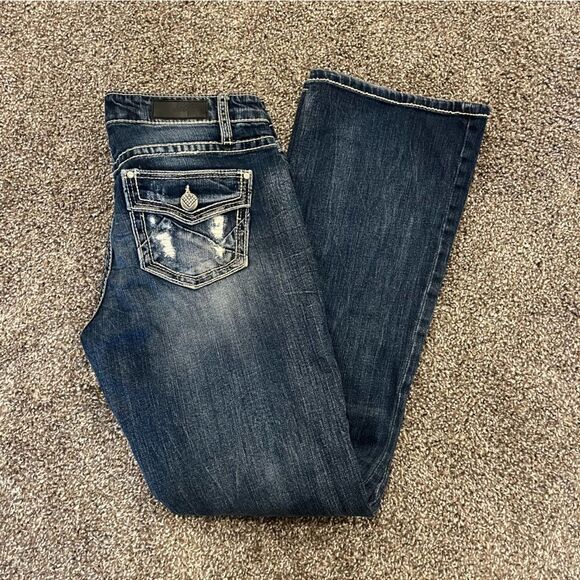 Daytrip Mila Bootcut Jean BKE Size 27 detailed pocket - Picture 2 of 12